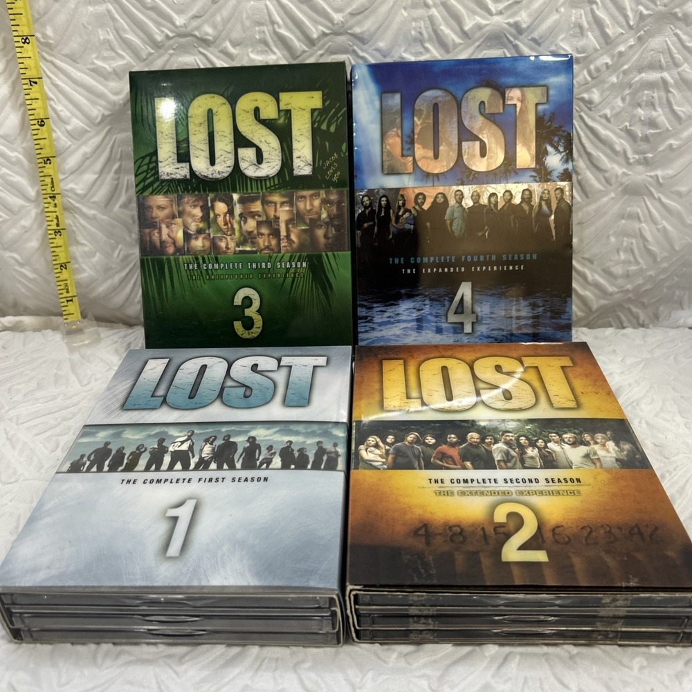 Lost Seasons 1–4 DVD Lot Complete Box Sets ABC TV Series Collection